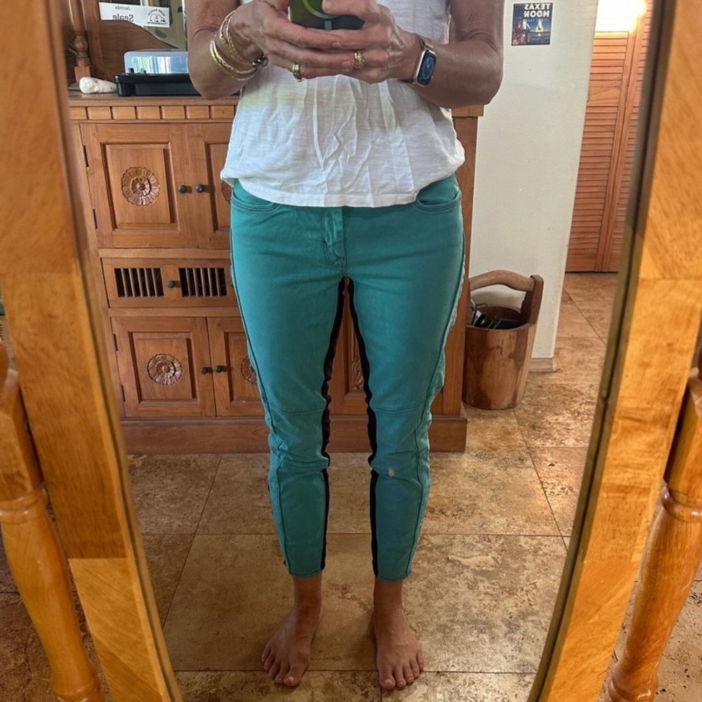 Marciano Turquoise Skinny Pants Vintage Guess Jeans